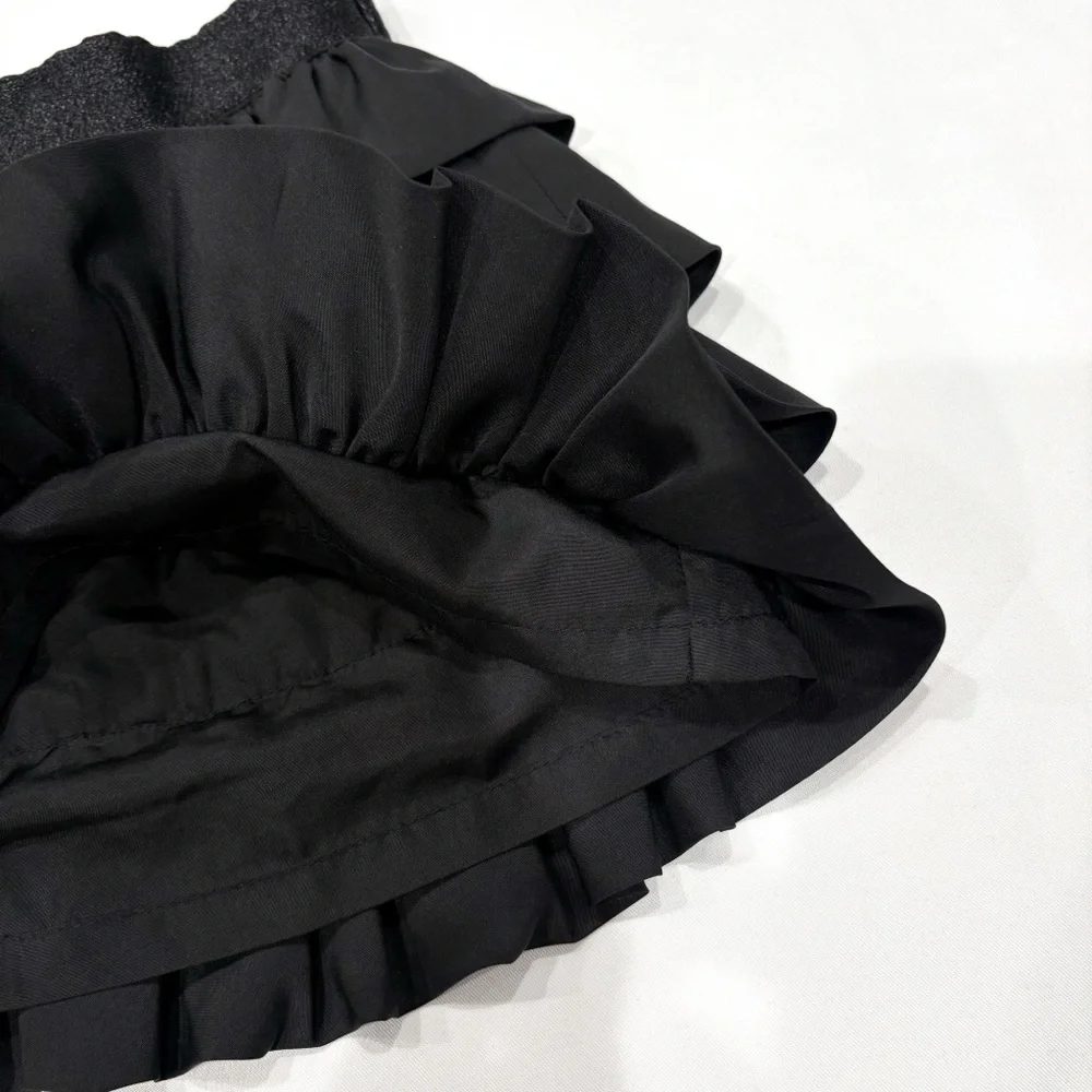 Ralph Lauren Girls Black Ruffle Skirt Size 3T Toddler Party Holiday Dressy